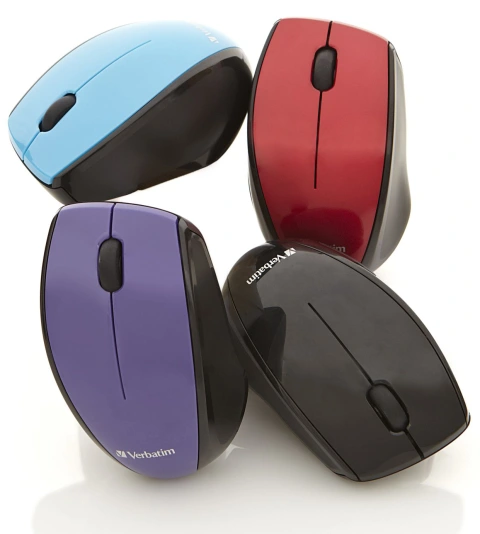 Wireless Notebook Multi-Trac Blue LED Mouse - Blue: Mice - Accessories |  Verbatim