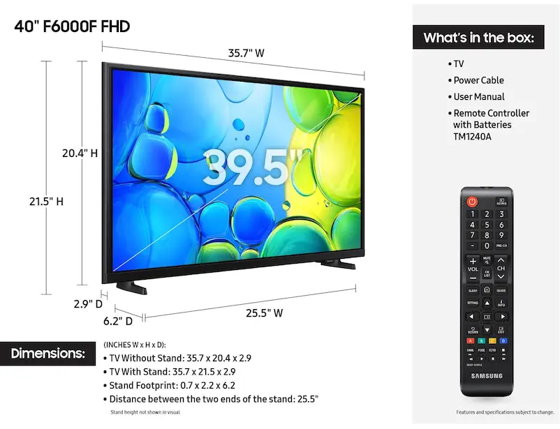 Samsung UN40F6000FFXZA - Thumbnail 5