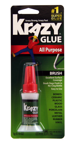 Krazy Glue Super Glue, Instant, To-Go - 2 pack, 0.017 oz tubes
