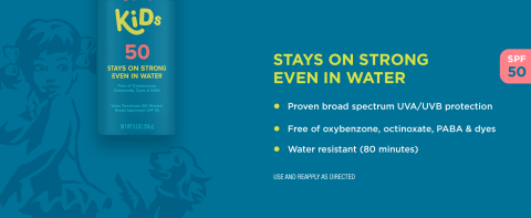 stays on strong even in water