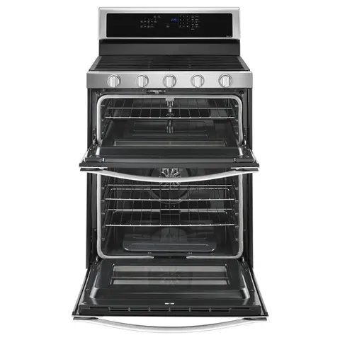 WGG745S0FS Whirlpool 30 Gas Range with Dual Ovens Stainless Steel
