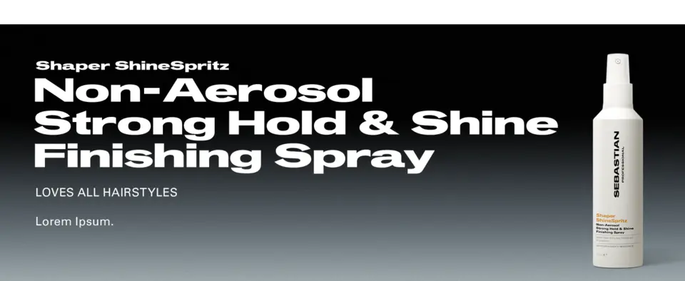 Sebastian Shaper ShineSpritz non-aerosol, strong hold and shine