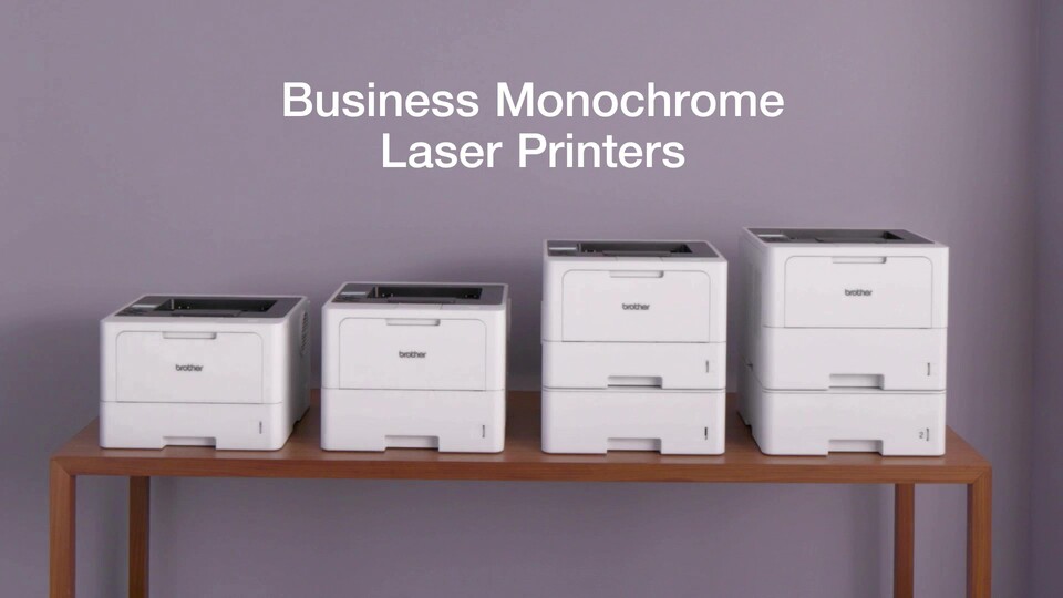 thumbnail video image 2 of Brother HL-L6210DW Business Monochrome Laser Printer with Large Paper Capacity, Wireless Networking, and Duplex Printing, 2 of 7