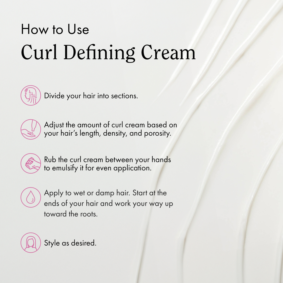 How To Use Curl Defining Cream