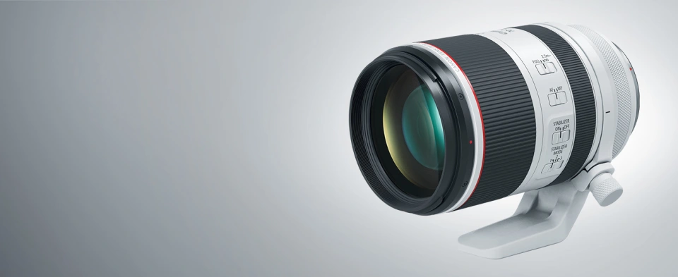 Canon RF 70-200mm f2.8 IS USM Lens in White | NFM