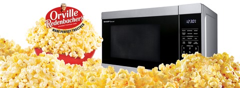 SHARP MICROWAVE OVENS AND ORVILLE REDENBACHER’S® POPCORN