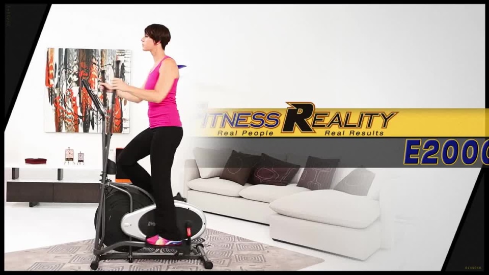 Fitness Reality E2000 Durable Fan Elliptical Trainer with Heart Rate System - image 2 of 18