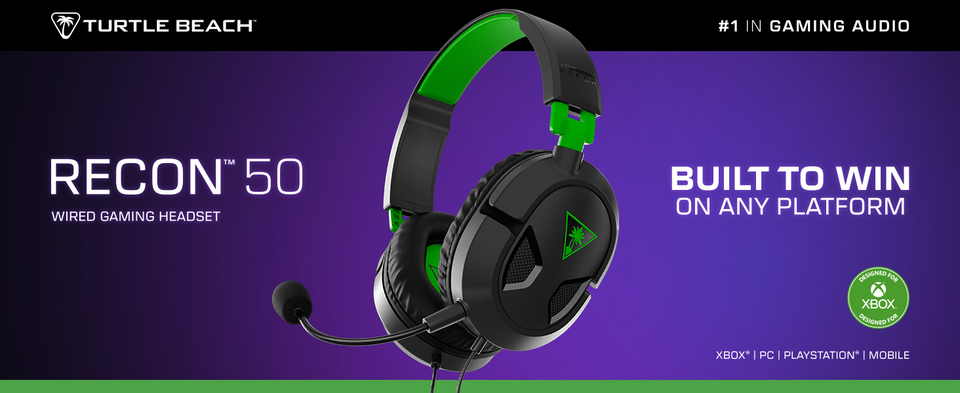 Turtle Beach Recon 50 Wired Gaming Headset for Xbox Series X|S