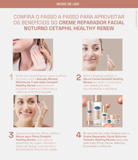 pro-aging retinol peptídeos rugas rotina noturna