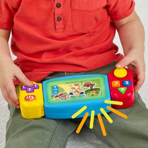 Baby Musical Toy Console Controller Game Toddler Bilingual Game Lights  Sounds