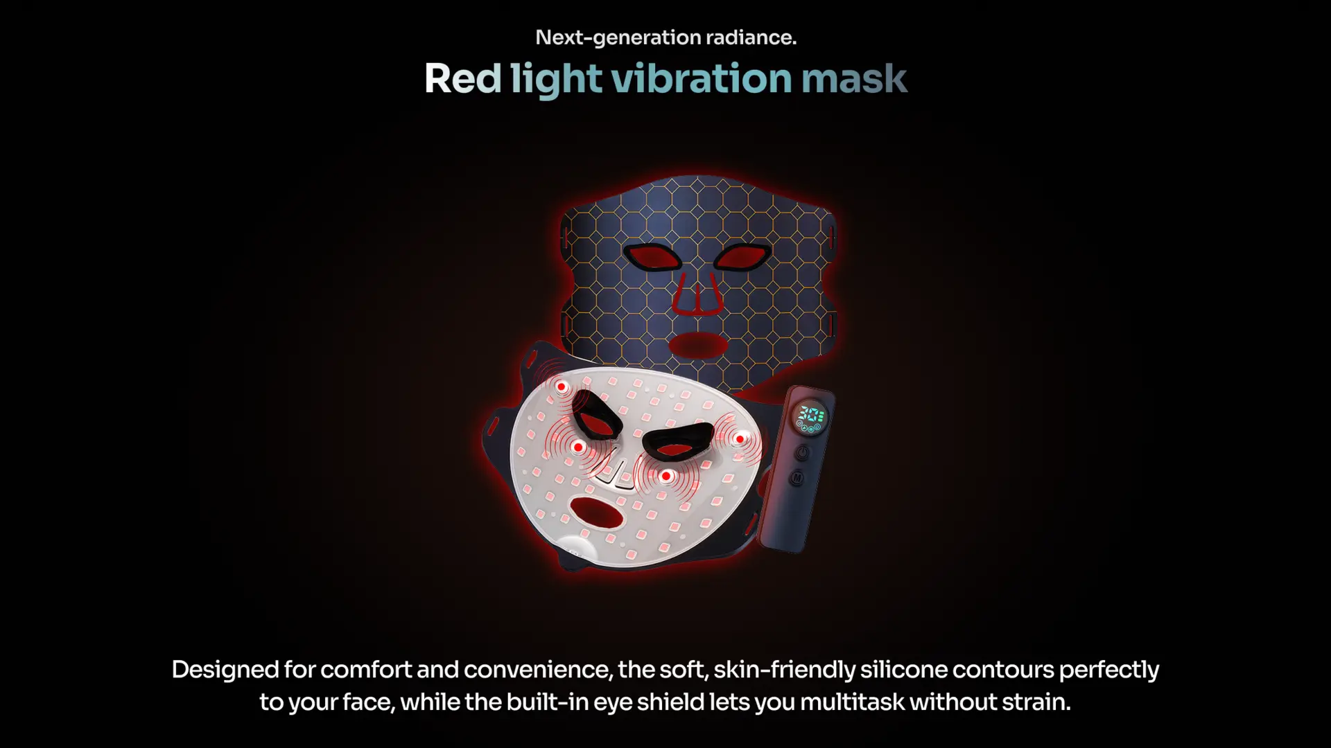 EZLife Red Light Therapy Mask with Vibration | Dick's Sporting Goods