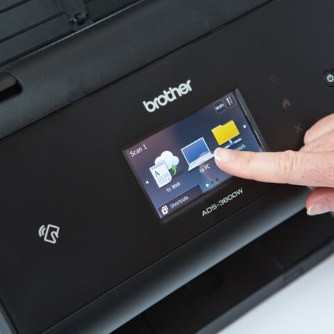 Brother ADS3600W | High-Speed Wireless Document Scanner - Brother