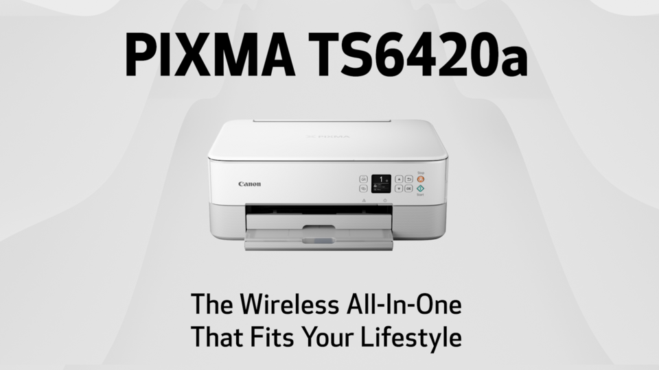 thumbnail video image 2 of Canon PIXMA TS6420 Wireless Inkjet All-in-One Printer - White, 2 of 9