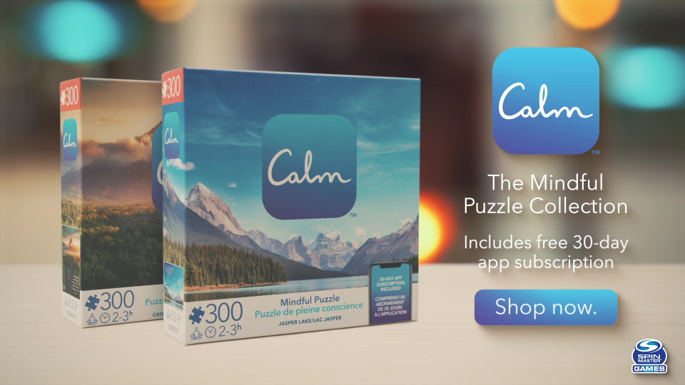 300 pcs Jasper Lake 30-day App Subscription Included New Calm Mindful Puzzle 