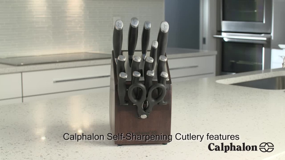 Calphalon Contemporary Space Saving Self-Sharpening 12 Piece Cutlery Set - image 2 of 7