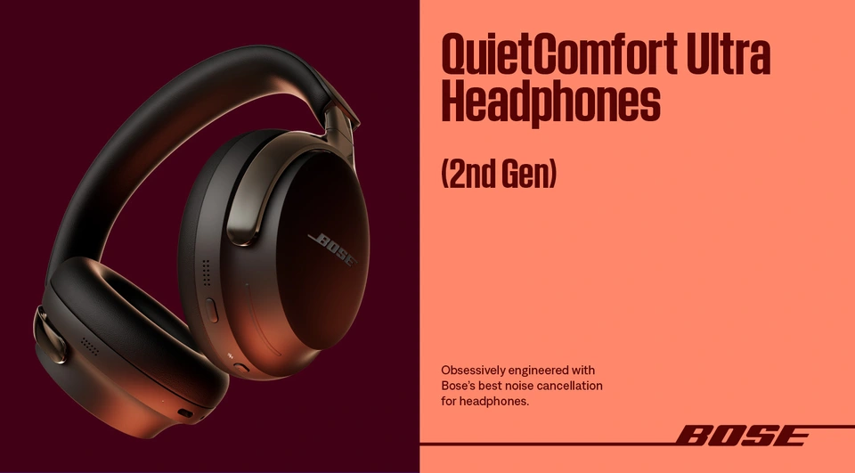 Bose QuietComfort Ultra Headphones II, Noise Cancelling Over Ear