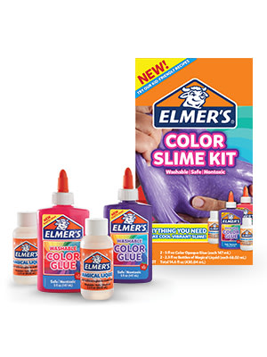 Elmers Colour Slime Kit 4 pieces