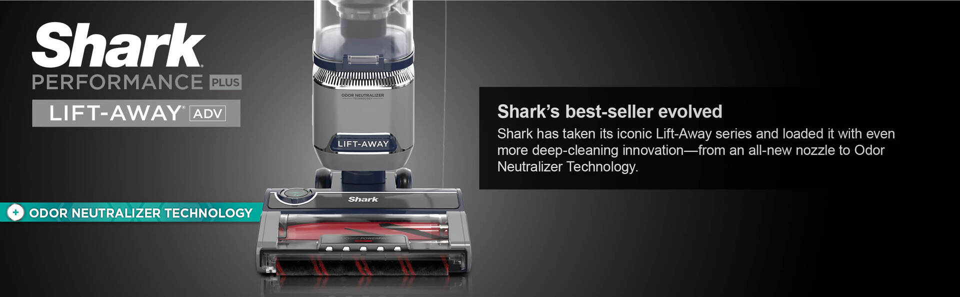 Shark Performance Plus LiftAway Upright Vacuum with Odor Neutralizer