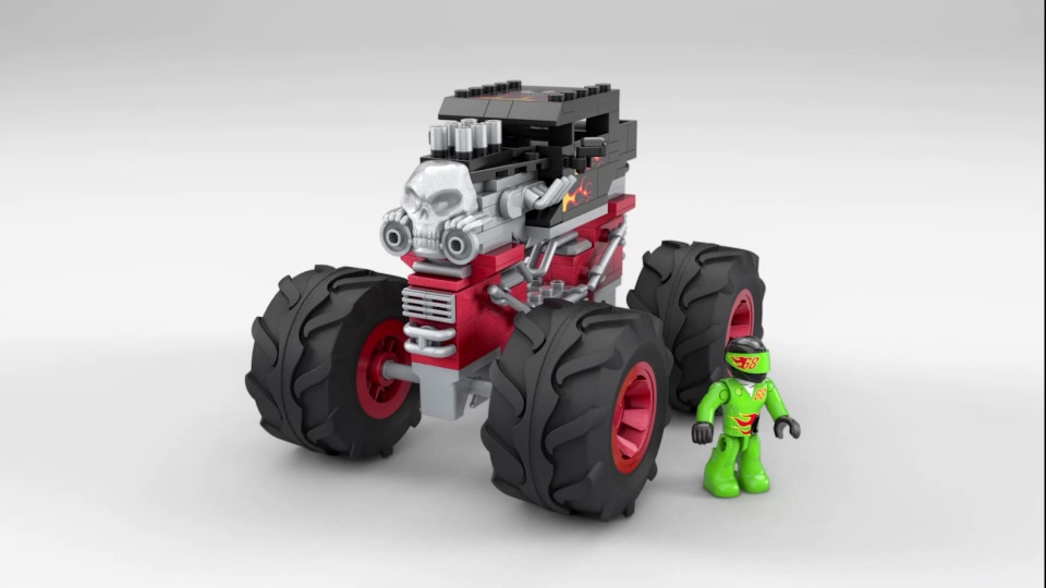 MEGA Construx Building Sets, Hot Wheels Bone Shaker Monster Truck - Kids
