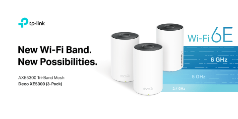 TP-LINK Deco XE5300 - AXE5300 Tri-Band Mesh WiFi 6E System - 3
