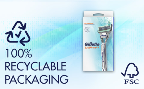 gillette skinguard sensitive blades asda