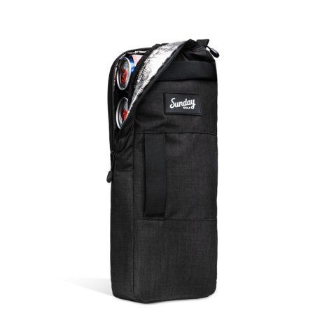 If the built in 5 can cooler pocket isn&#39;t enough, the bag comes with an additional 6 can cooler bag to take with you on or off the course and fits perfect in the side apparel pocket. Take it to the beach, camping or anywhere else you want to keep drinks cold. It even comes equipped with an internal compartment to insert an ice pack (ice pack sold separately).