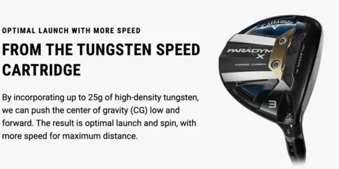 クラブ Callaway PARADYM X 3FW Callaway PARADYM X Fairway Wood