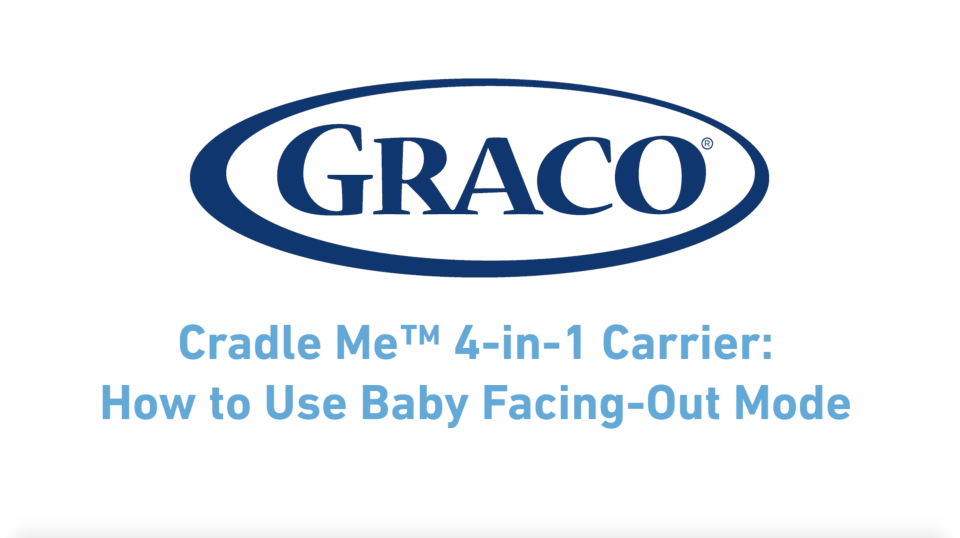 Graco Cradle Me 4in1 Baby Carrier, Black Onyx