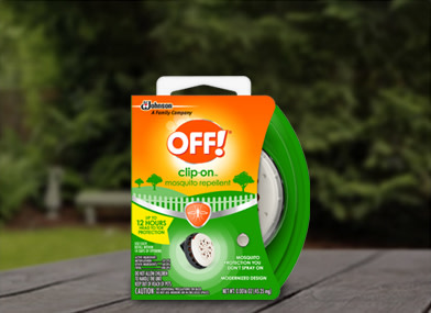 OFF Clip-On Mosquito Bug Repellent Fan Circulated With Refill NEW
