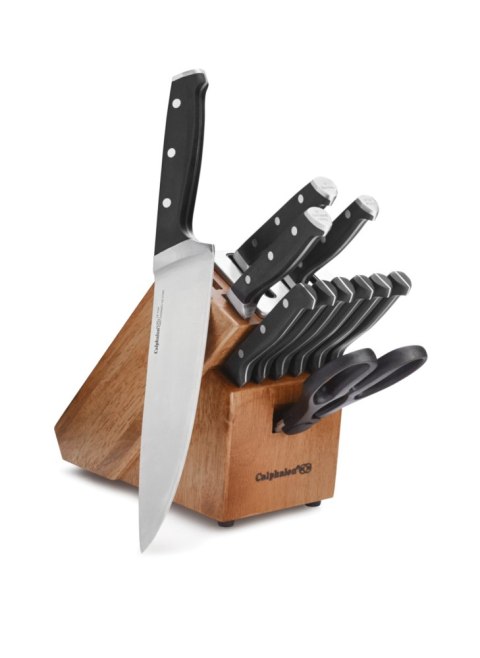 Calphalon 2107629 Select Self-Sharpening Stainless Steel 12-Piece Knife Block Set