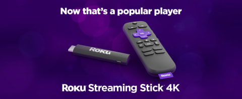 Roku Streaming Stick 4K Streaming Device 4K/HDR/ Dolby Vision with Roku  Voice Remote and TV Controls - Sam's Club