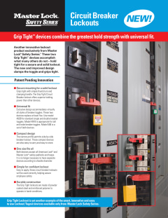 Master Lock 493B Circuit Breaker Lockout