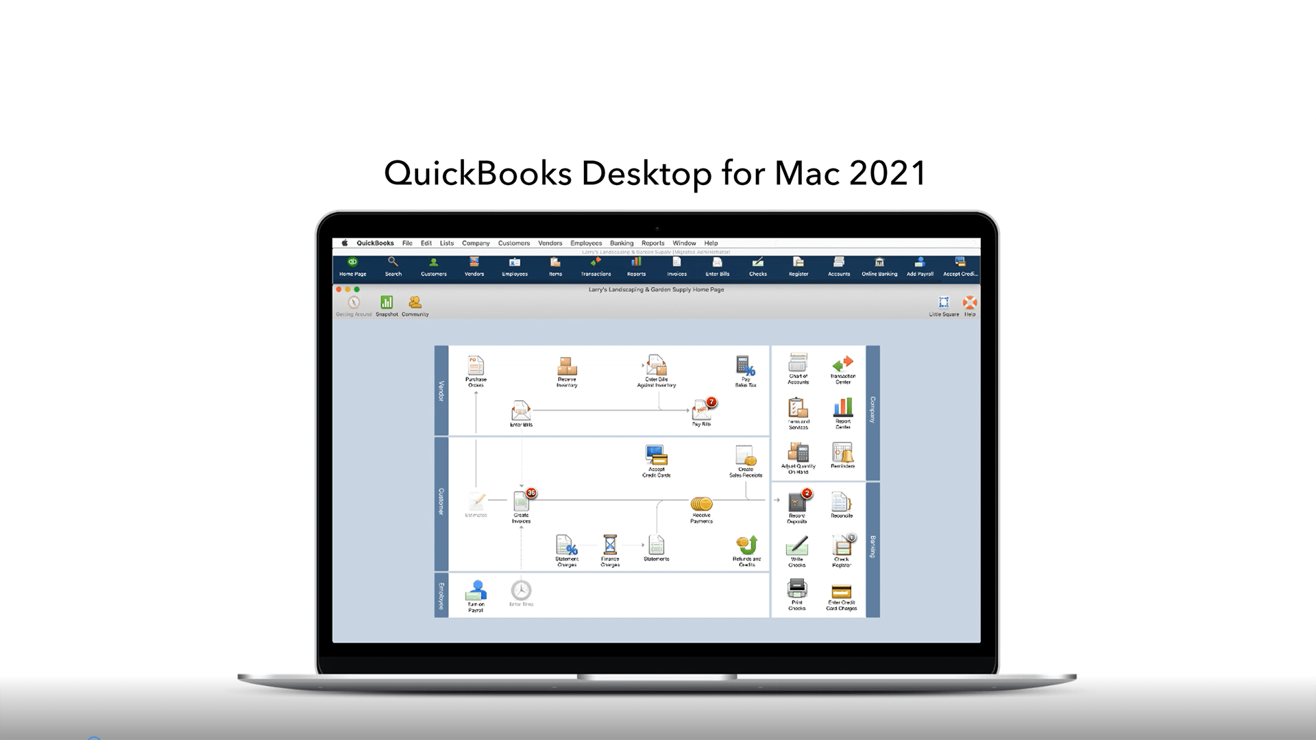 add company info on check in quickbooks for mac