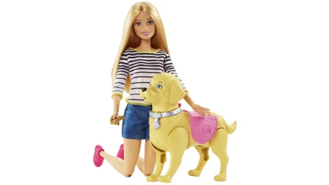 Barbie A spasso coi cuccioli DWJ68 MATTEL