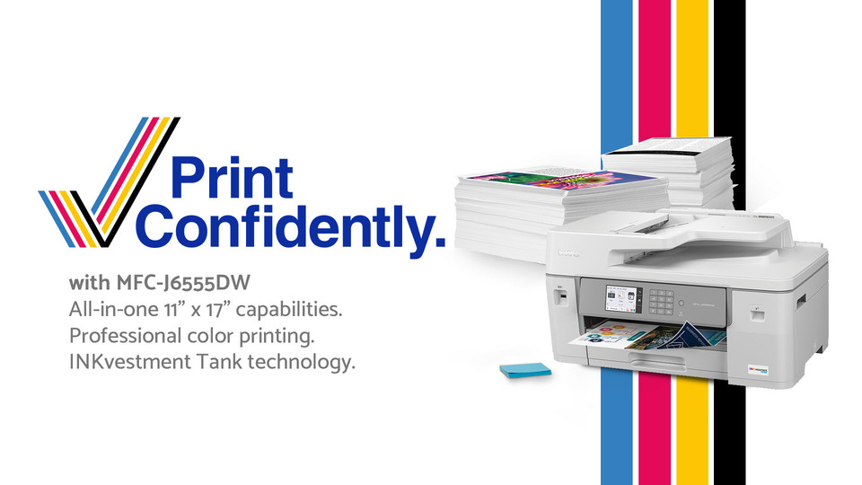 Brother MFC-J6555DW INKvestment Tank Color Inkjet All-in-One Printer with up to 1 Year of Ink In-box(1) Brother MFC-J6555DW INKvestment Tank Color Inkjet All-in-One Printer with up to 1 Year of Ink In-box(1)