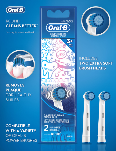 Oral-B Sensitive Gum Care Electric Brush Head, 2 Ct - Walmart.com