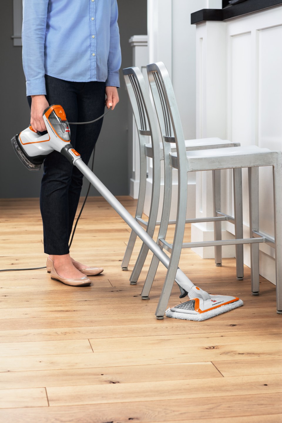 PowerFresh® Slim 3-in-1 Scrubbing & Sanitizing Steam Mop 2075A