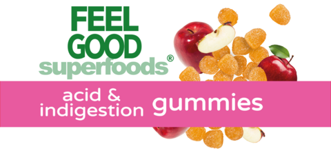 FeelGood Superfoods acid &amp; indigestion gummies