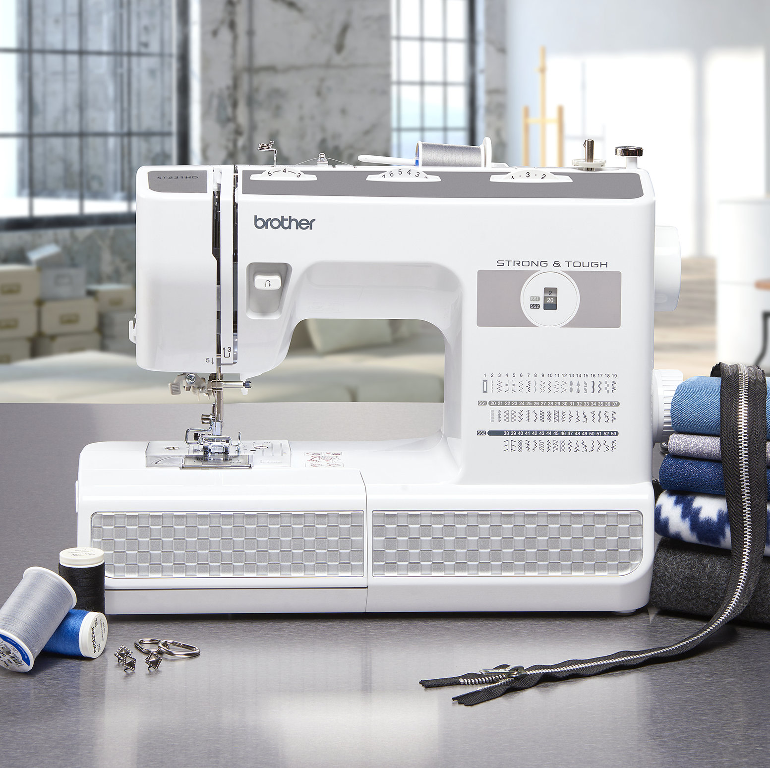 Brother Strong & Tough 53 Stitch Sewing Machine with Finger Guard
