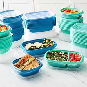 50pk,25oz] Food Storage Containers with Lids - Food Containers