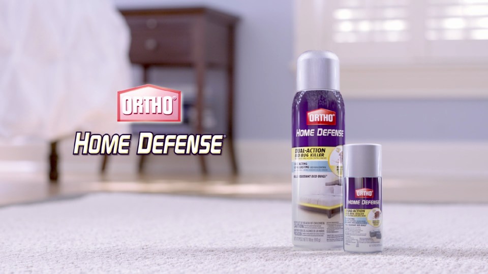 thumbnail video image 2 of Ortho Home Defense Dual-Action Bed Bug Killer Aerosol, 2 of 5