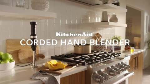 KitchenAid KHBV53DG Immersion Blender w/ 8 Arm - Variable Speed, Corded,  Matte Charcoal Gray