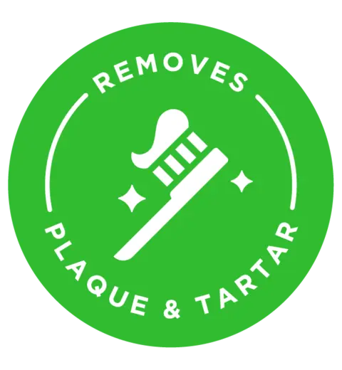Removes Plaque and tartar