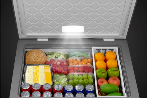 Midea 7 Cu. Ft. Garage-Ready Convertible Chest Freezer in White