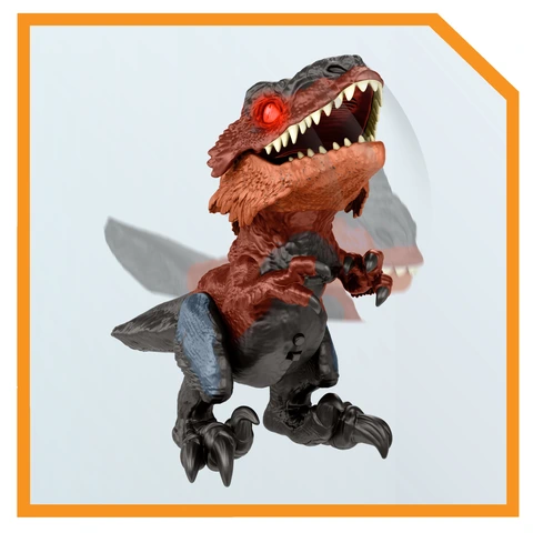 Fisher-Price Imaginext Jurassic World Dominion Dinosaurus Toy Pyroraptor XL Poseable 25,5 cm (10 inch) figuur voor fantasiespelen voor kinderen vanaf 3 jaar
