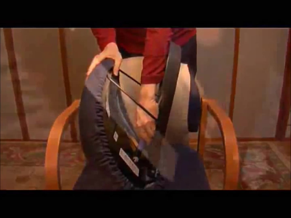 thumbnail video image 2 of Carex Upeasy Seat Assist Plus Manual Lifting Cushion for Adults, Navy Blue,  340 lb Limit, 2 of 9