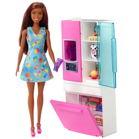 SET BARBIE CASA CON PISCINA + BAMBOLE