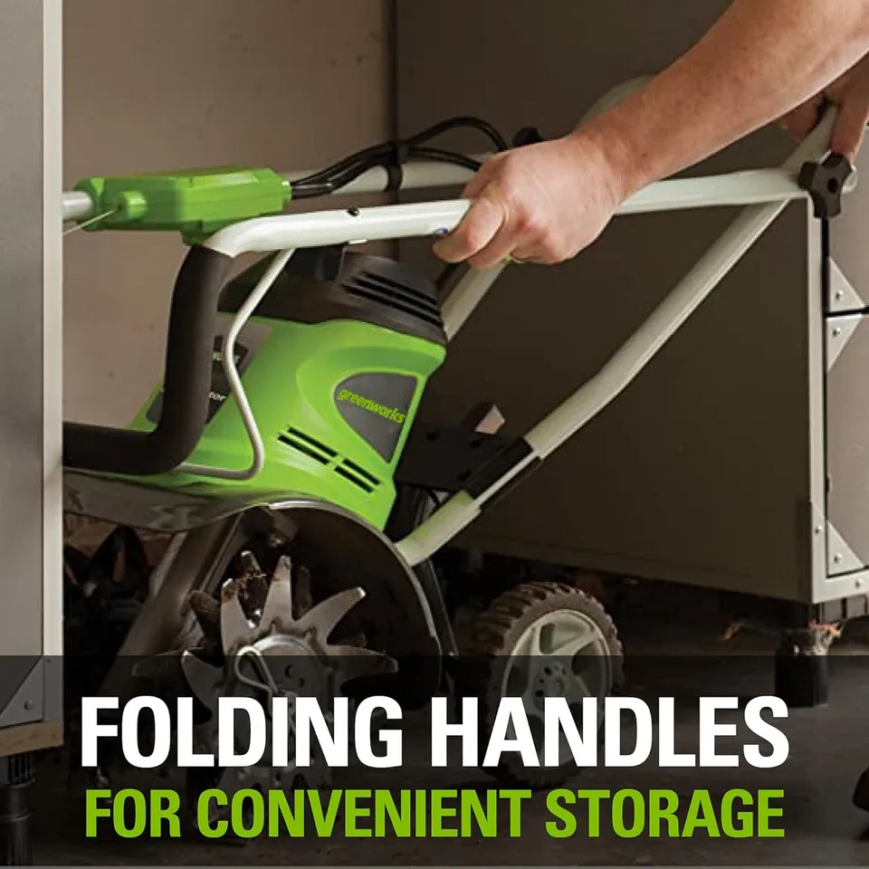 Greenworks 8 A 10-in Forward-Rotating Corded Electric Cultivator