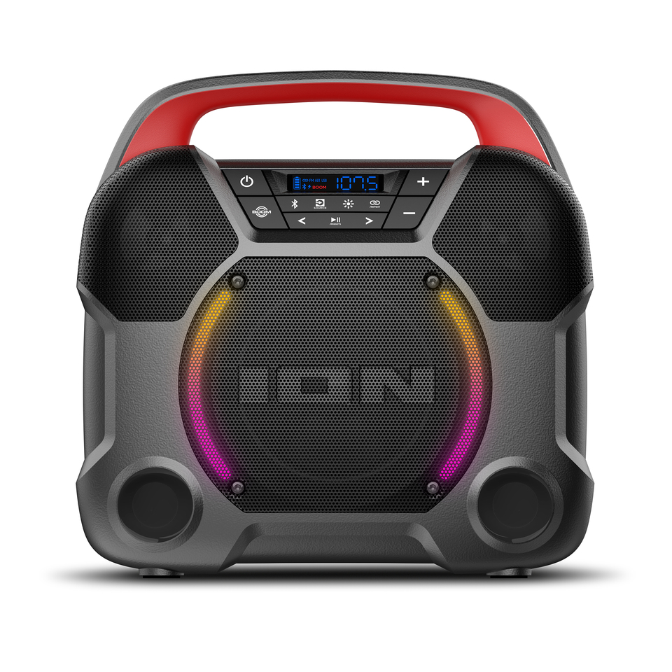 ION Audio Pathfinder™ Go – Portable All-Weather Bluetooth&#174;-Enabled Speaker with Premium Wide Sound