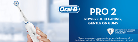 werkwoord markering Gedachte Oral-B Pro 2 2000S Sensi Ultrathin Electric Toothbrush - ASDA Groceries